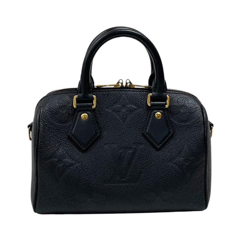 ルイ・ヴィトン LOUIS VUITTON スピーディ・バンドリエール20 M58953 ブラック モノグラムアンプラント レディース ハンドバッグ ショルダーバッグ