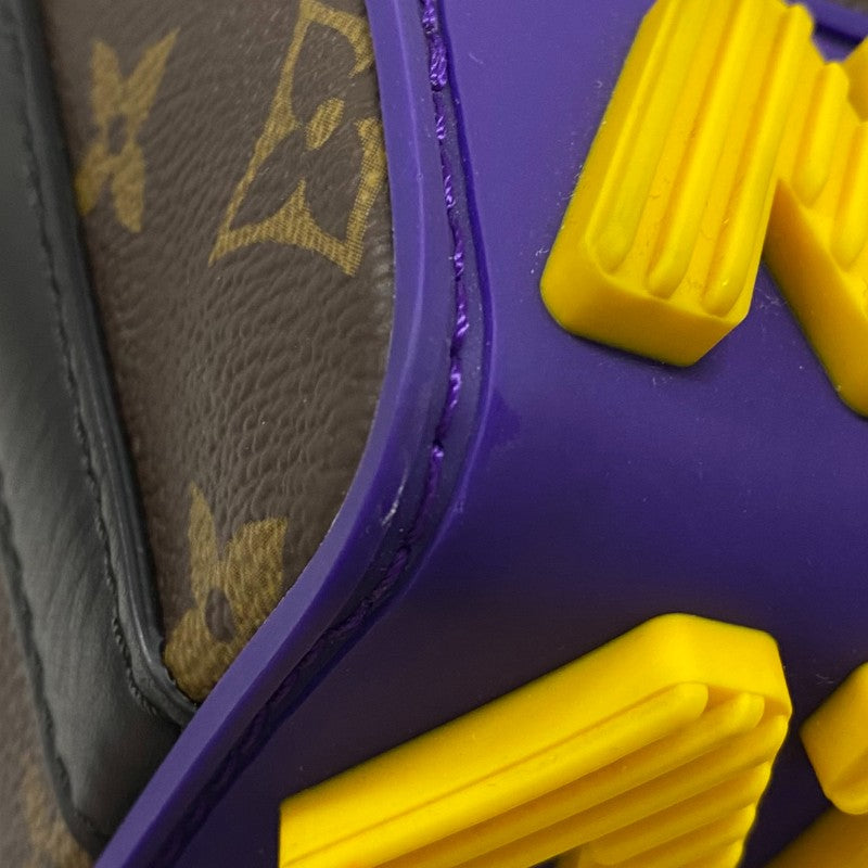 ルイ・ヴィトン LOUIS VUITTON クルーザーメッセンジャー M57966 モノグラムLVラバー メンズ ショルダーバッグ