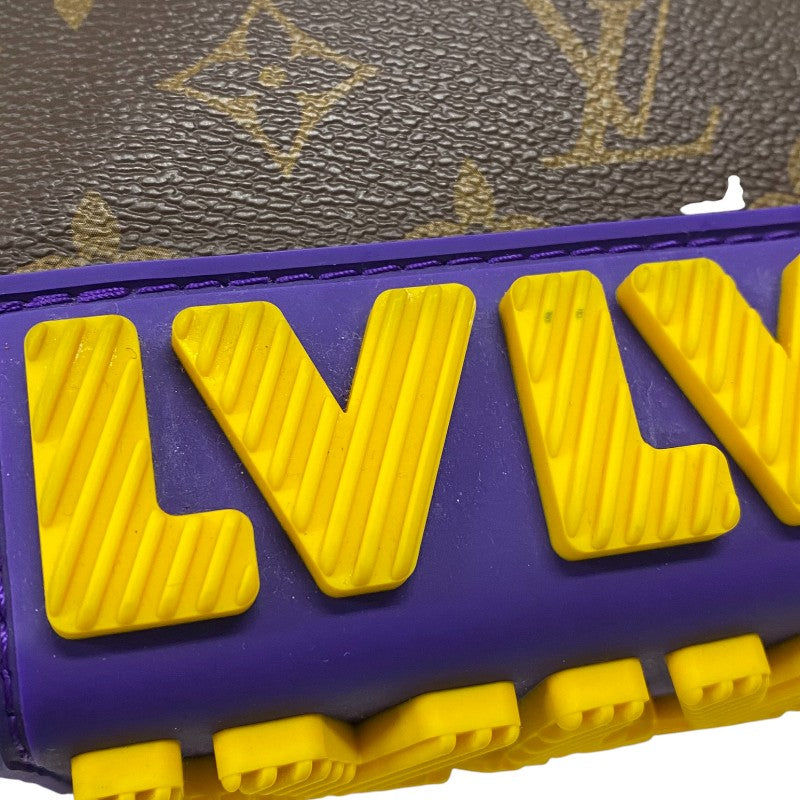 ルイ・ヴィトン LOUIS VUITTON クルーザーメッセンジャー M57966 モノグラムLVラバー メンズ ショルダーバッグ