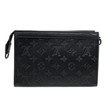 ルイ・ヴィトン LOUIS VUITTON ガストン・ウェアラブル ウォレット M81115 ノワール モノグラム・シャドウ メンズ ショルダーバッグ