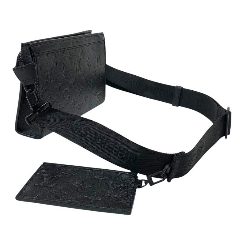 ルイ・ヴィトン LOUIS VUITTON ガストン・ウェアラブル ウォレット M81115 ノワール モノグラム・シャドウ メンズ ショルダーバッグ