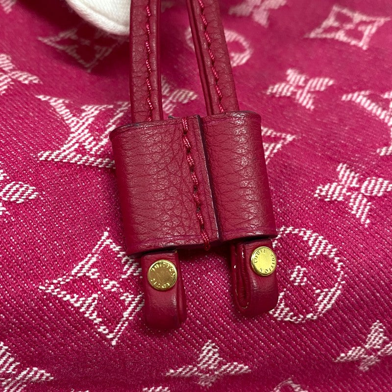 ルイ・ヴィトン LOUIS VUITTON ノエフルMM M40870 ピンク モノグラムデニム レディース トートバッグ ショルダーバッグ