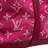 ルイ・ヴィトン LOUIS VUITTON ノエフルMM M40870 ピンク モノグラムデニム レディース トートバッグ ショルダーバッグ