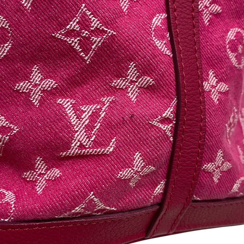 ルイ・ヴィトン LOUIS VUITTON ノエフルMM M40870 ピンク モノグラムデニム レディース トートバッグ ショルダーバッグ