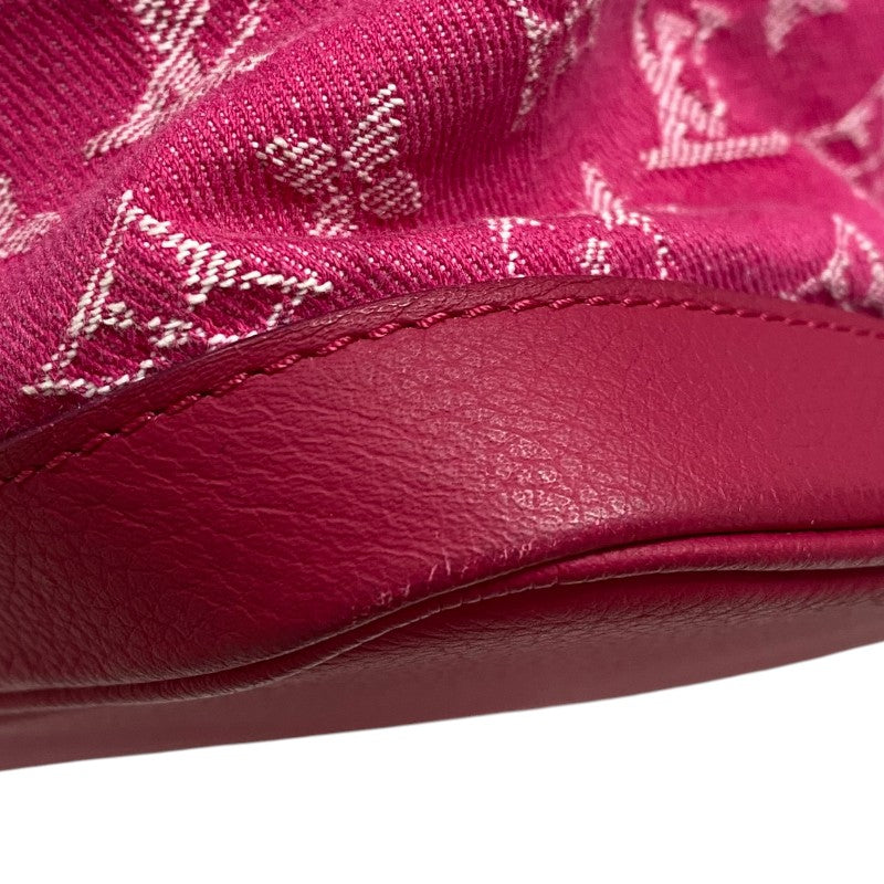 ルイ・ヴィトン LOUIS VUITTON ノエフルMM M40870 ピンク モノグラムデニム レディース トートバッグ ショルダーバッグ