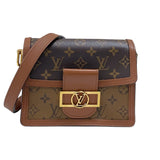 ルイ・ヴィトン LOUIS VUITTON ドーフィーヌ MINI M45959 ブラウン モノグラム・リバース レディース ショルダーバッグ