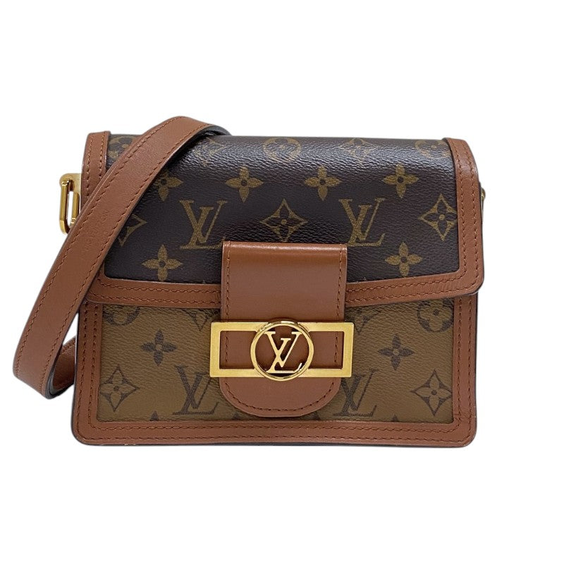 ルイ・ヴィトン LOUIS VUITTON ドーフィーヌ MINI M45959 ブラウン モノグラム・リバース レディース ショルダーバッグ