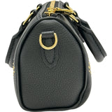 ルイ・ヴィトン LOUIS VUITTON ナノ・スピーディ M46745 ブラック モノグラム・アンプラント・スタッズ レディース ショルダーバッグ