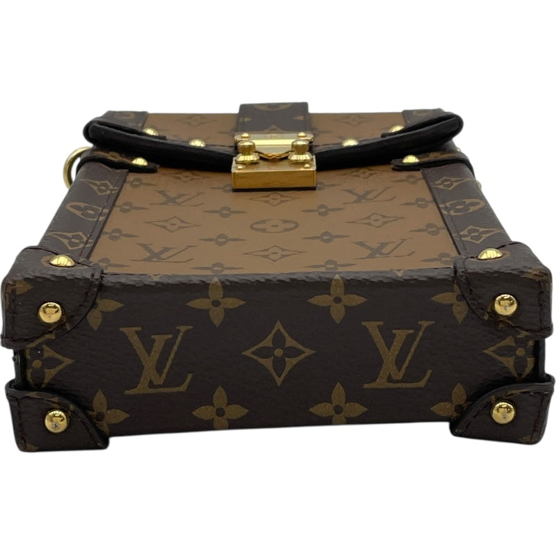 ルイ・ヴィトン LOUIS VUITTON ポシェット・トランク・ヴェルティカル M67873 ブラウン モノグラム・リバース レディース ショルダーバッグ ルイ・ヴィトン LOUIS VUITTON ポシェット・トランク・ヴェルティカル