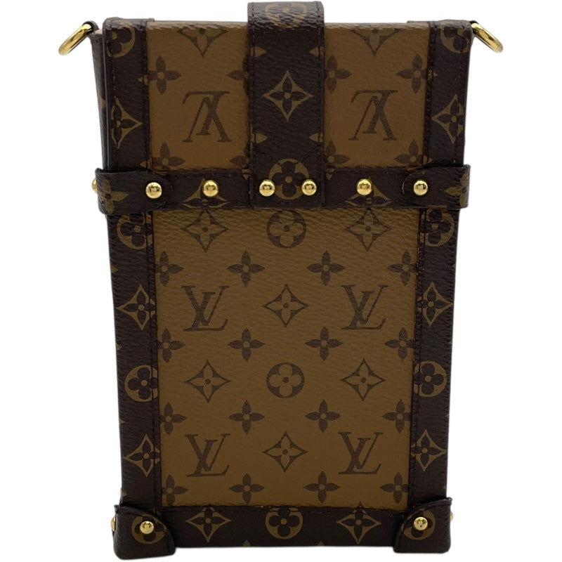ルイ・ヴィトン LOUIS VUITTON ポシェット・トランク・ヴェルティカル M67873 ブラウン モノグラム・リバース レディース ショルダーバッグ ルイ・ヴィトン LOUIS VUITTON ポシェット・トランク・ヴェルティカル