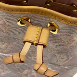 ルイ・ヴィトン LOUIS VUITTON ナノ・ノエ M82427 ピンク モノグラム・ラミネーテッド ジャカード レディース ショルダーバッグ