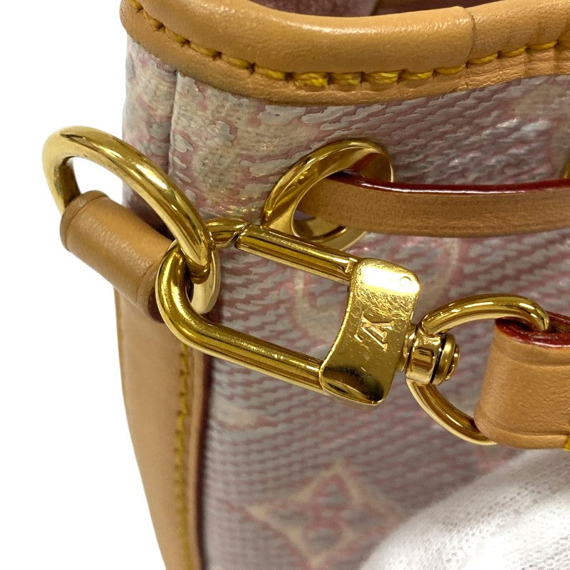 ルイ・ヴィトン LOUIS VUITTON ナノ・ノエ M82427 ピンク モノグラム・ラミネーテッド ジャカード レディース ショルダーバッグ