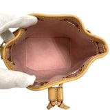 ルイ・ヴィトン LOUIS VUITTON ナノ・ノエ M82427 ピンク モノグラム・ラミネーテッド ジャカード レディース ショルダーバッグ