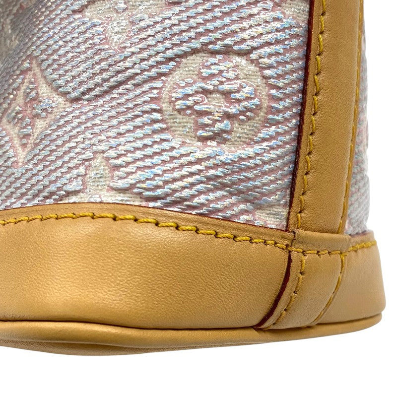 ルイ・ヴィトン LOUIS VUITTON ナノ・ノエ M82427 ピンク モノグラム・ラミネーテッド ジャカード レディース ショルダーバッグ