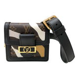ルイ・ヴィトン LOUIS VUITTON バムバッグ ドーフィーヌ BB ウエストバッグ M69086 ブラック×ブラウン モノグラムPVCコーティングキャンバス レザー レディース ウエストバッグ