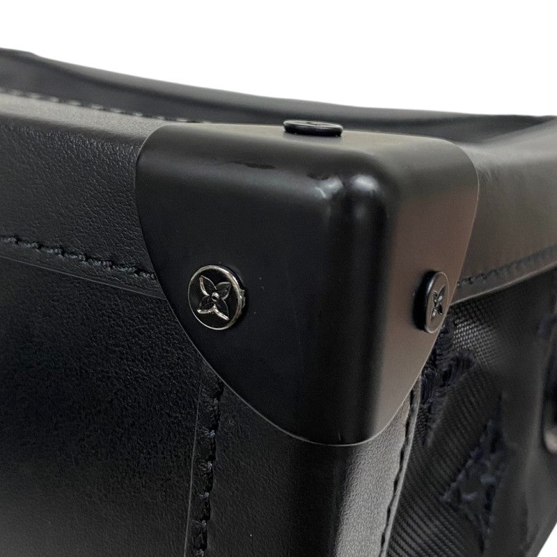 ルイ・ヴィトン LOUIS VUITTON ソフトトランク M53964 ブラック モノグラム・メッシュ メンズ ショルダーバッグ