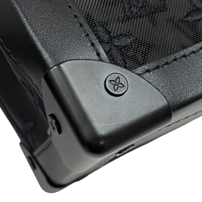 ルイ・ヴィトン LOUIS VUITTON ソフトトランク M53964 ブラック モノグラム・メッシュ メンズ ショルダーバッグ