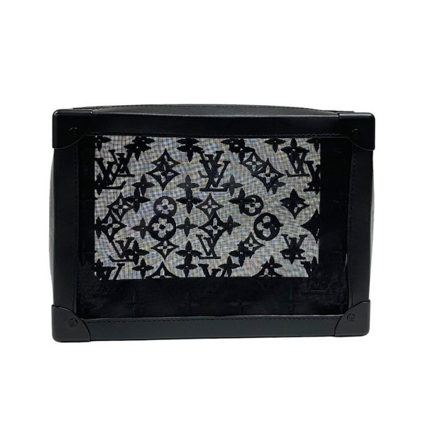 ルイ・ヴィトン LOUIS VUITTON ソフトトランク M53964 ブラック モノグラム・メッシュ メンズ ショルダーバッグ