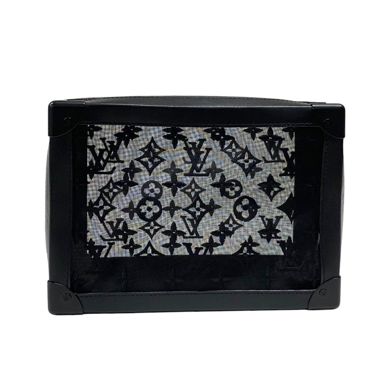 ルイ・ヴィトン LOUIS VUITTON ソフトトランク M53964 ブラック モノグラム・メッシュ メンズ ショルダーバッグ