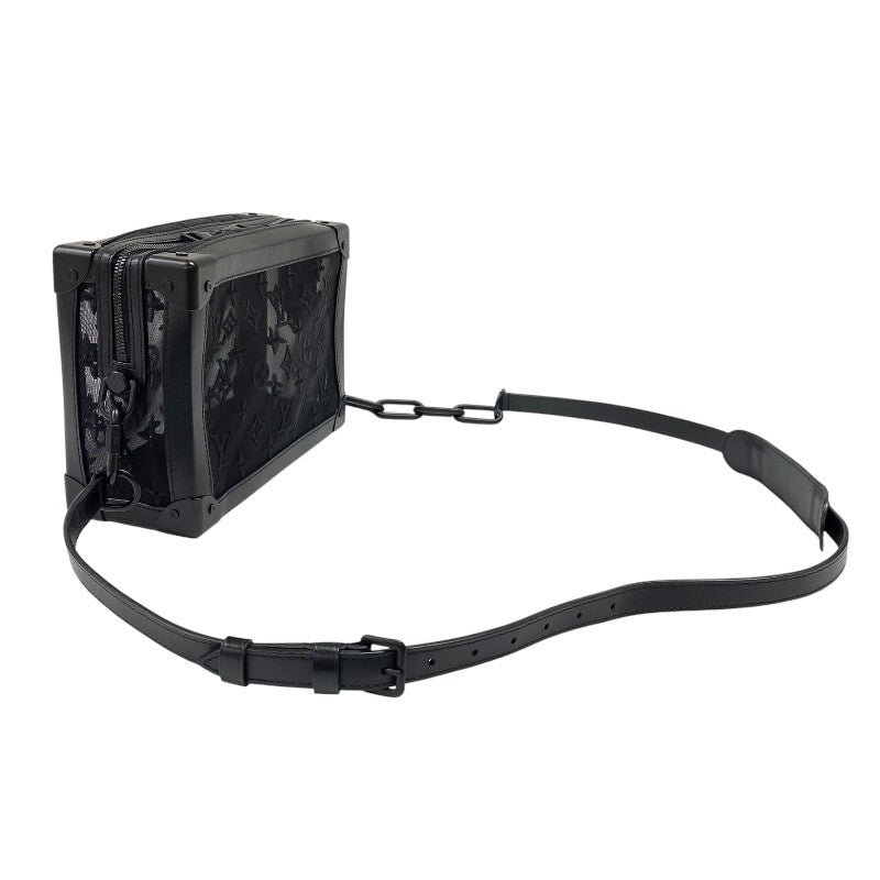 ルイ・ヴィトン LOUIS VUITTON ソフトトランク M53964 ブラック モノグラム・メッシュ メンズ ショルダーバッグ