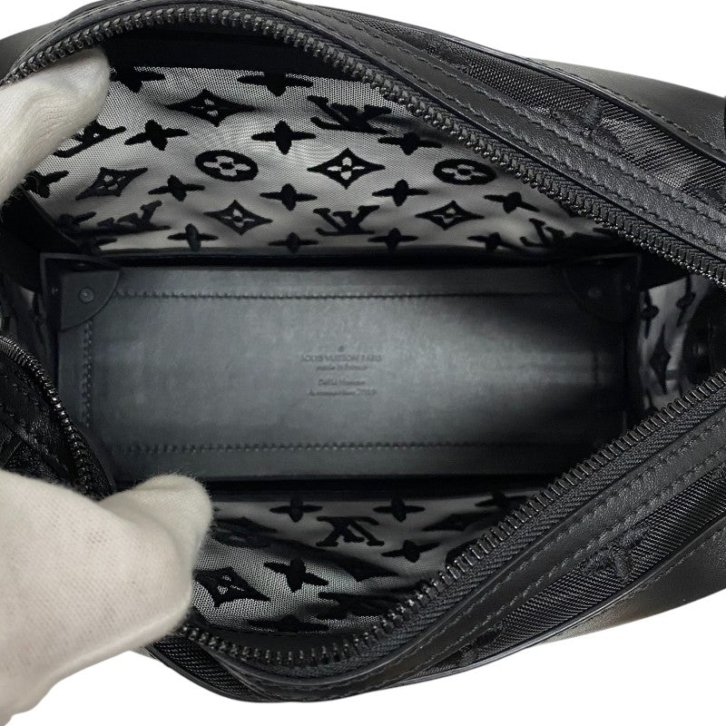 ルイ・ヴィトン LOUIS VUITTON ソフトトランク M53964 ブラック モノグラム・メッシュ メンズ ショルダーバッグ