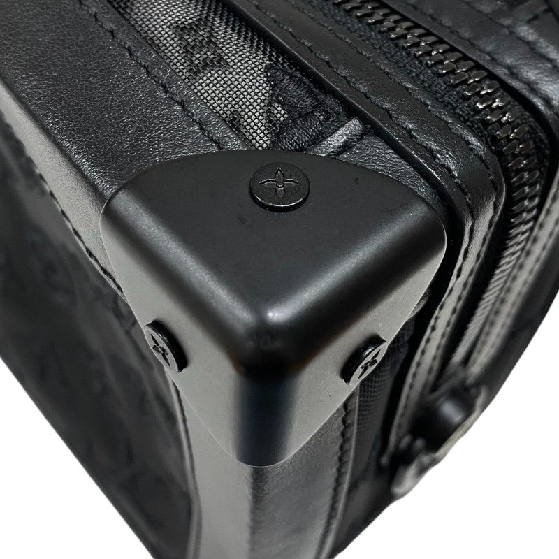 ルイ・ヴィトン LOUIS VUITTON ソフトトランク M53964 ブラック モノグラム・メッシュ メンズ ショルダーバッグ