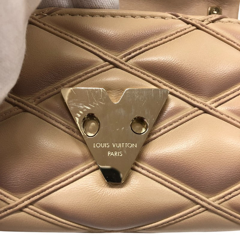 ルイ・ヴィトン LOUIS VUITTON マルタージュ PICO GO-14 ショルダーバッグ M82752 ベージュ ゴールド金具 ラムレザー レディース ショルダーバッグ