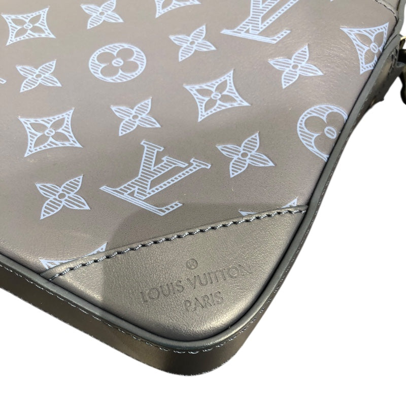 ルイ・ヴィトン LOUIS VUITTON デュオメッセンジャー M45730 モノグラムシャドウ モノグラムシャドウ メンズ ショルダーバッグ