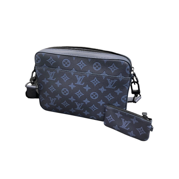 ルイ・ヴィトン LOUIS VUITTON デュオメッセンジャー M45730 モノグラムシャドウ モノグラムシャドウ メンズ ショルダーバッグ