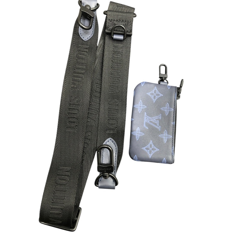 ルイ・ヴィトン LOUIS VUITTON デュオメッセンジャー M45730 モノグラムシャドウ モノグラムシャドウ メンズ ショルダーバッグ