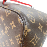 ルイ・ヴィトン LOUIS VUITTON ネオノエMM M44021 ブラウン/レッド モノグラム/コクリコ レディース ショルダーバッグ