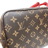 ルイ・ヴィトン LOUIS VUITTON ネオノエMM M44021 ブラウン/レッド モノグラム/コクリコ レディース ショルダーバッグ