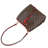 ルイ・ヴィトン LOUIS VUITTON ネオノエMM M44021 ブラウン/レッド モノグラム/コクリコ レディース ショルダーバッグ
