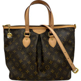ルイ・ヴィトン LOUIS VUITTON パレルモPM M40145 ブラウン モノグラムキャンバス レディース ショルダーバッグ