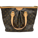 ルイ・ヴィトン LOUIS VUITTON パレルモPM M40145 ブラウン モノグラムキャンバス レディース ショルダーバッグ