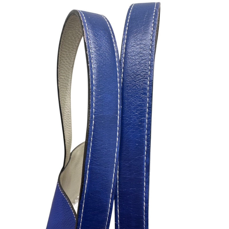 エルメス HERMES ドゥブルセンス28 ブルーエレクトリック・エタン トリヨン ユニセックス ハンドバッグ