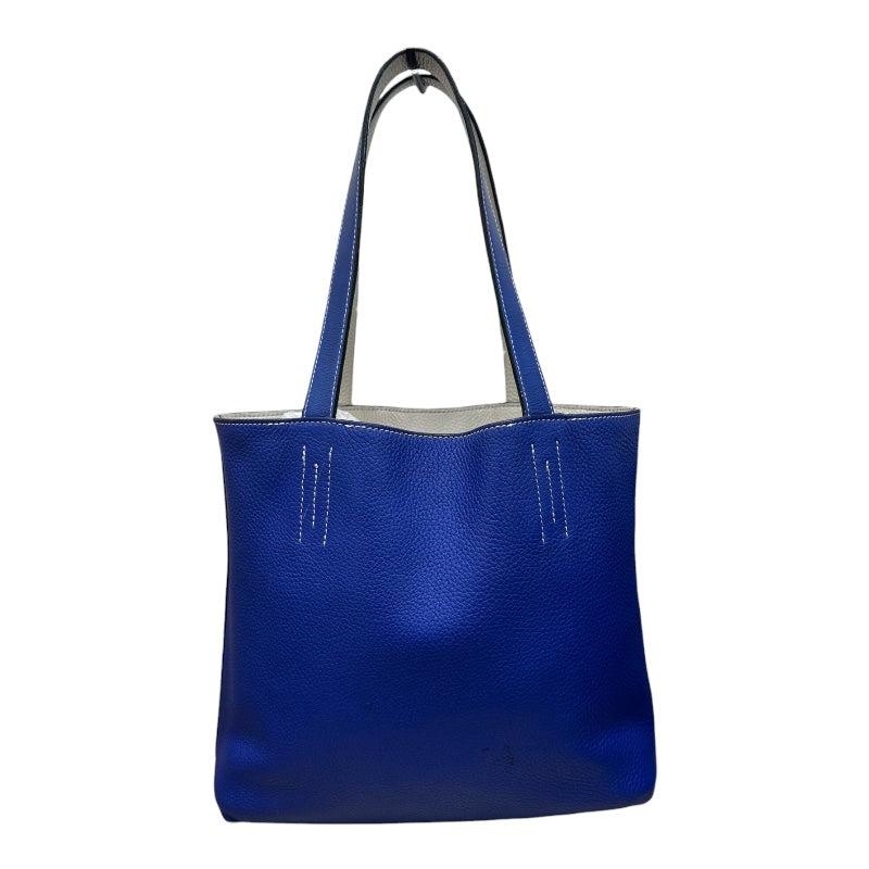 エルメス HERMES ドゥブルセンス28 ブルーエレクトリック・エタン トリヨン ユニセックス ハンドバッグ