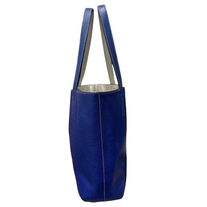 エルメス HERMES ドゥブルセンス28 ブルーエレクトリック・エタン トリヨン ユニセックス ハンドバッグ