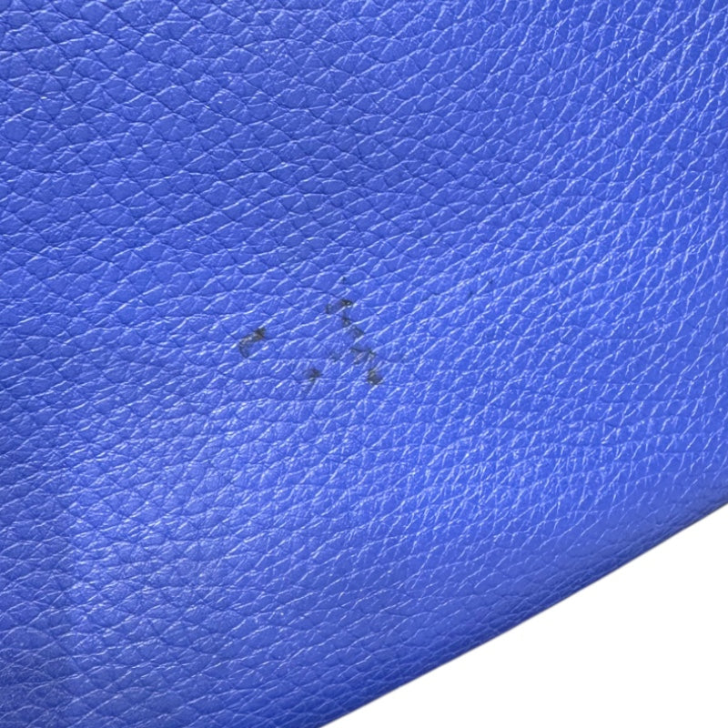 エルメス HERMES ドゥブルセンス28 ブルーエレクトリック・エタン トリヨン ユニセックス ハンドバッグ