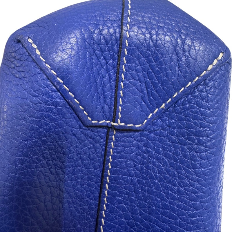 エルメス HERMES ドゥブルセンス28 ブルーエレクトリック・エタン トリヨン ユニセックス ハンドバッグ