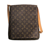 ルイ・ヴィトン LOUIS VUITTON ミュゼット M51256 ブラウン モノグラム ユニセックス ショルダーバッグ