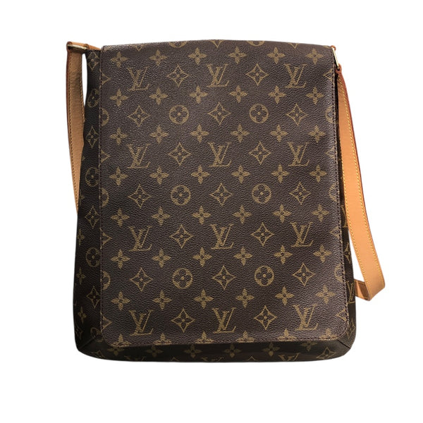 【美品】ルイヴィトン　M51256　ミュゼット　モノグラム　LV　ブラウン ルイ・ヴィトン LOUIS VUITTON ミュゼット M51256 ブラウン モノグラム