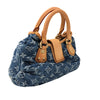 ルイ・ヴィトン LOUIS VUITTON プリーティ M95020 ブルー ゴールド金具 モノグラム・デニム レディース ハンドバッグ
