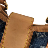 ルイ・ヴィトン LOUIS VUITTON プリーティ M95020 ブルー ゴールド金具 モノグラム・デニム レディース ハンドバッグ