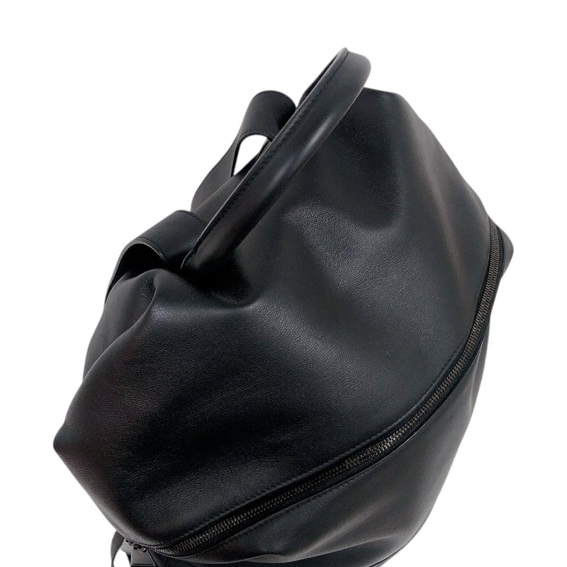 ボッテガ・ヴェネタ BOTTEGA VENETA バッグパック ブラック レザー