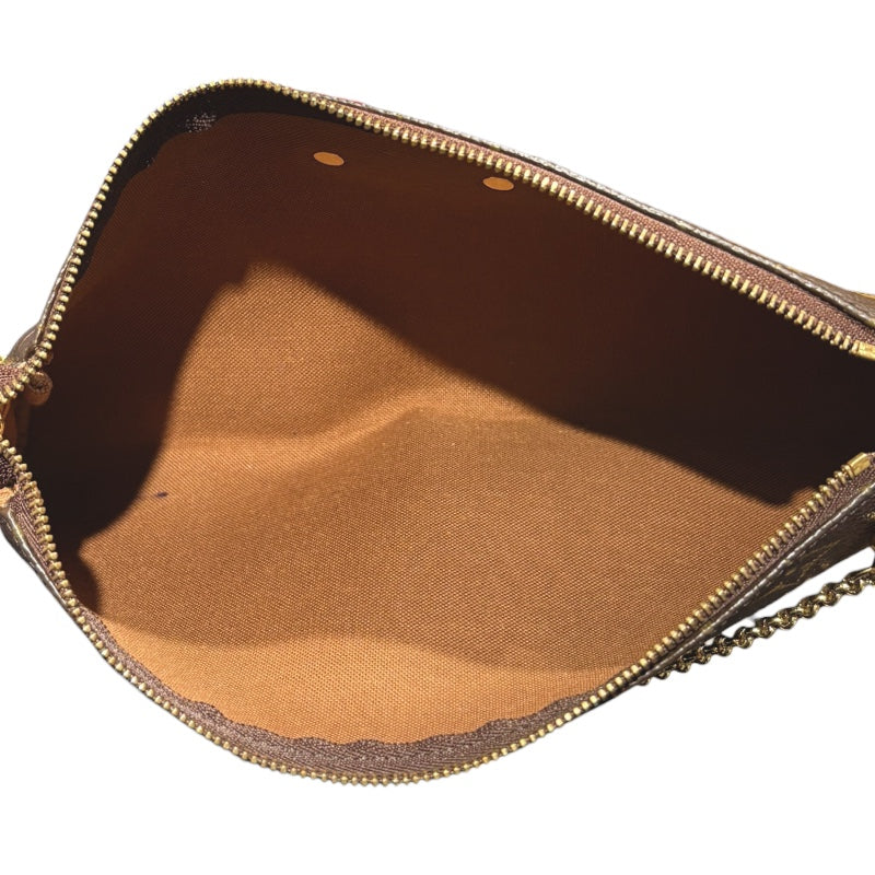 ルイ・ヴィトン LOUIS VUITTON エヴァ M95567 ブラウン PVC モノグラム レディース ショルダーバッグ