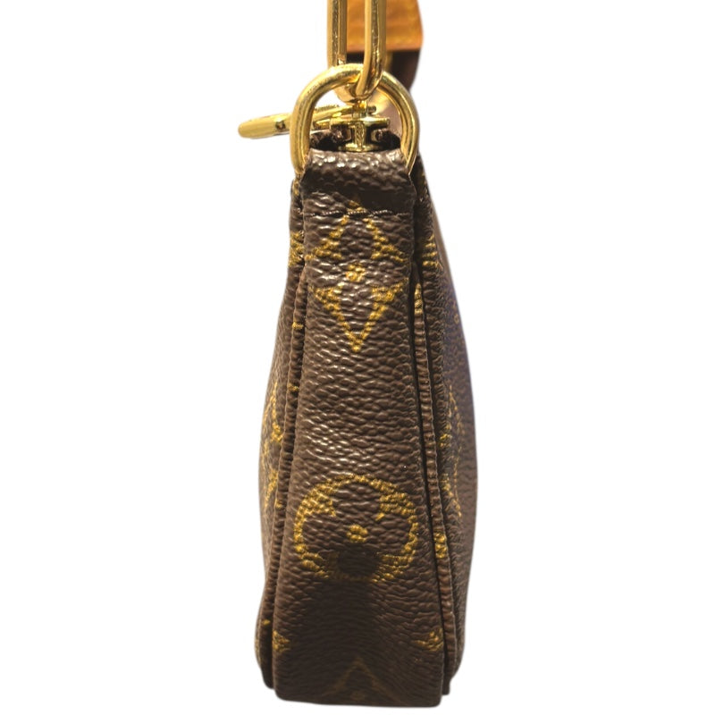 ルイ・ヴィトン LOUIS VUITTON ミニ・ポシェット・アクセソワール M58009 ブラウン PVC モノグラム レディース ショルダーバッグ