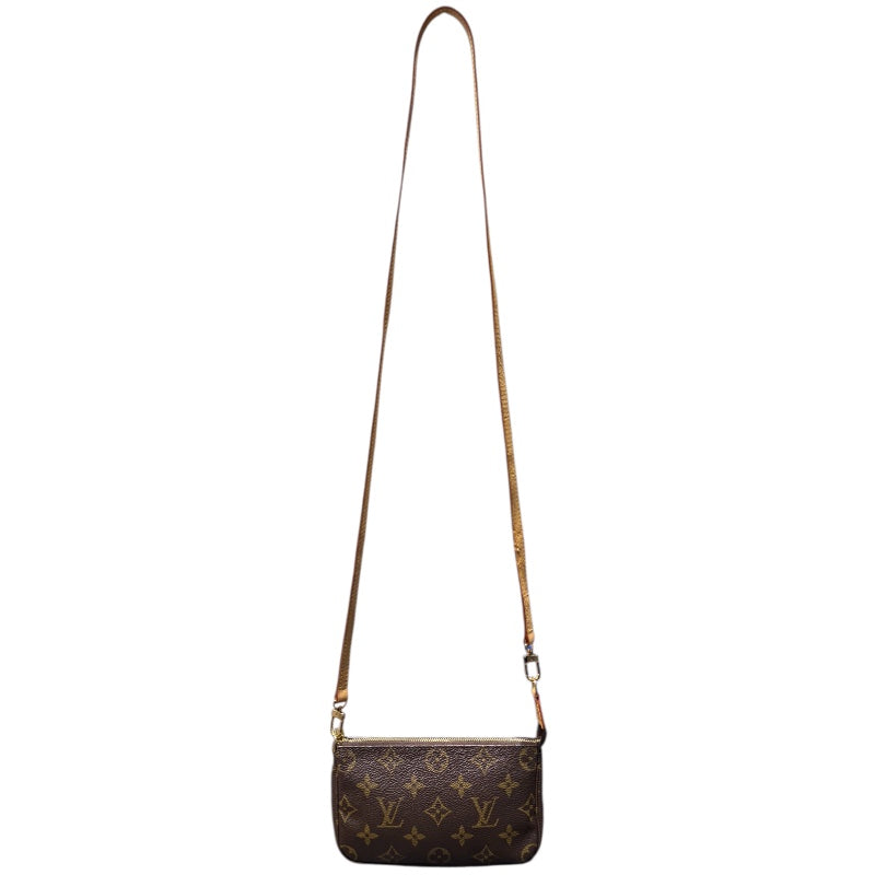ルイ・ヴィトン LOUIS VUITTON ミニ・ポシェット・アクセソワール M58009 ブラウン PVC モノグラム レディース ショルダーバッグ