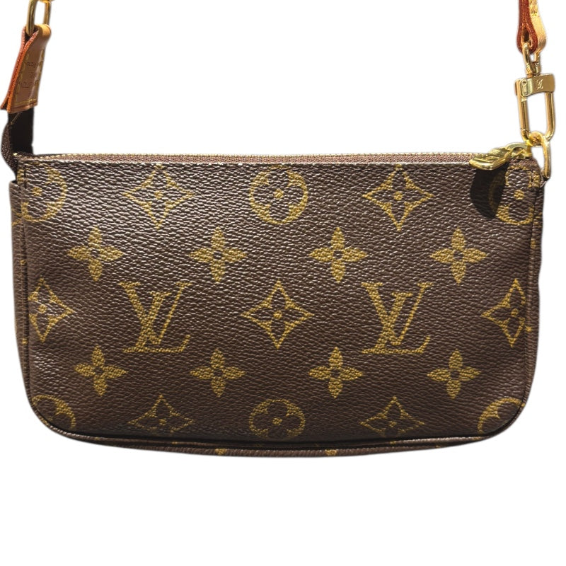 ルイ・ヴィトン LOUIS VUITTON ミニ・ポシェット・アクセソワール M58009 ブラウン PVC モノグラム レディース ショルダーバッグ