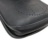 エルメス HERMES エヴリン3PM □P刻 ブラックシルバー金具 トリヨンクレマンス レディース ショルダーバッグ